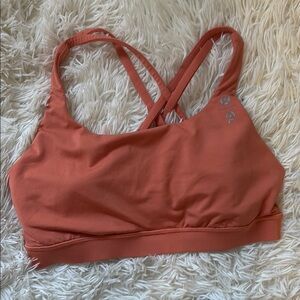 Women's Coral Sports Bra